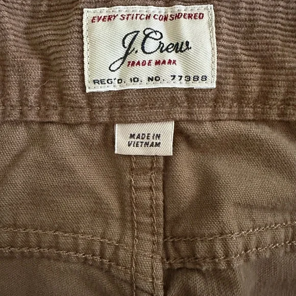 J. Crew Brown Corduroy 770 Pants EUC - Picture 3 of 4
